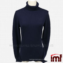 Turtle Neck Knitted Cashmere Sweater